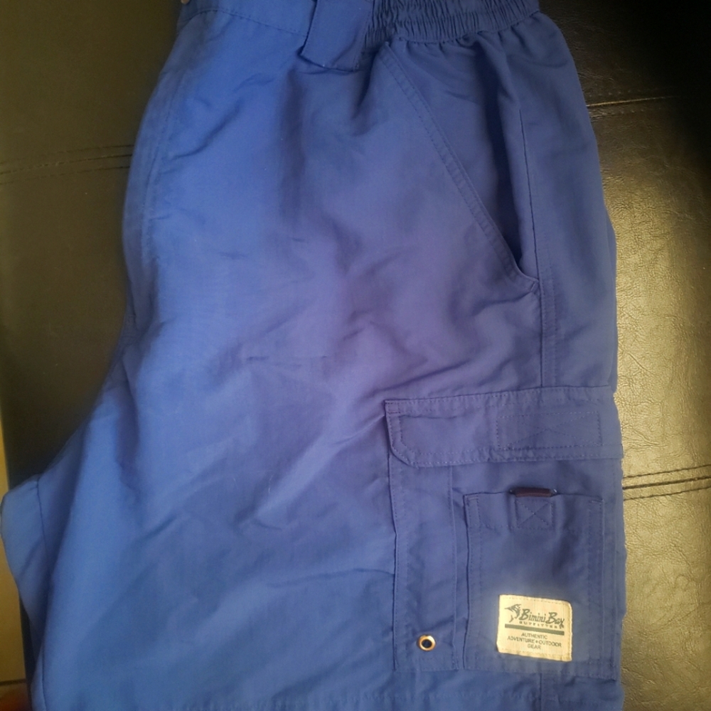 Royal blue Boca Grande II Men's Short Featuring BloodGuard size~40